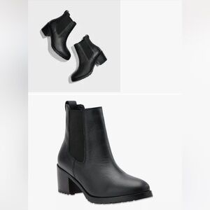 Nisolo Women's Ana Go-To Heeled Chelsea Boots Leather Ankle Booties Size 7 VGUC